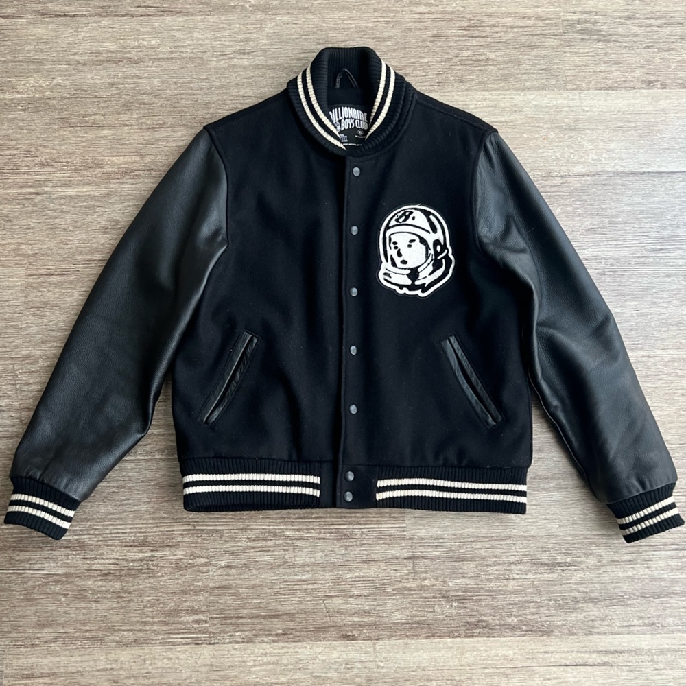 Billionaire Boys Club Black Vintage Varsity Jacket Size XL